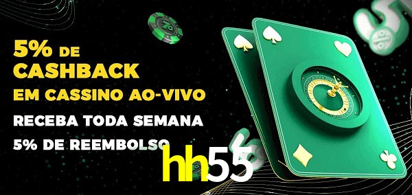 Promoções do cassino ao Vivo hh55